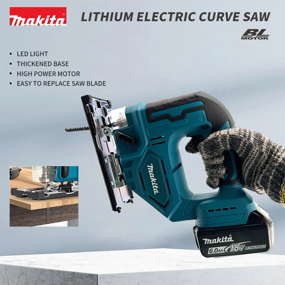 Makita DJV182Z 18V Brushless Jigsaw Electric Jig Saw with Cordless Barrel Handle No Battery Included 340W