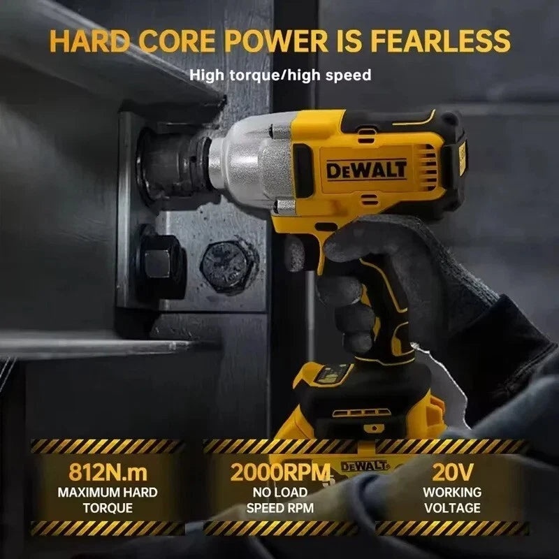 🔧 DEWALT DCF892 20V MAX XR® 1/2" Brushless Cordless Mid-Range Impact Wrench – Detent Pin Anvil (Tool Only)