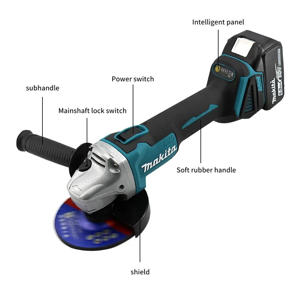 ⚙️ Makita DGA404 18V LXT Brushless 125mm Cordless Angle Grinder – Body Only