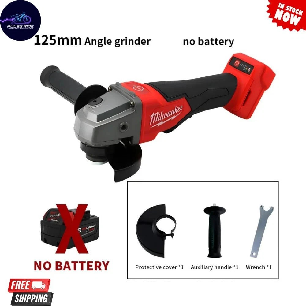 Milwaukee 18V Brushless Cordless Angle Grinder – 125mm/100mm | 3-Speed Variable Control (Tool Only)