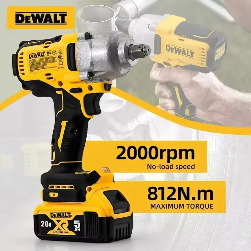 🔧 DEWALT DCF892 20V MAX XR® 1/2" Brushless Cordless Mid-Range Impact Wrench – Detent Pin Anvil (Tool Only)