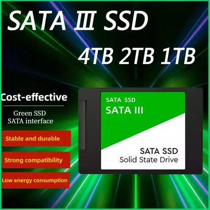 High-Speed SSD Sata 1TB 2TB Hard Drive Disk Sata3 2.5 Inch 4TB TLC 500MB/S Internal Solid State Drives For Laptop And Desktop