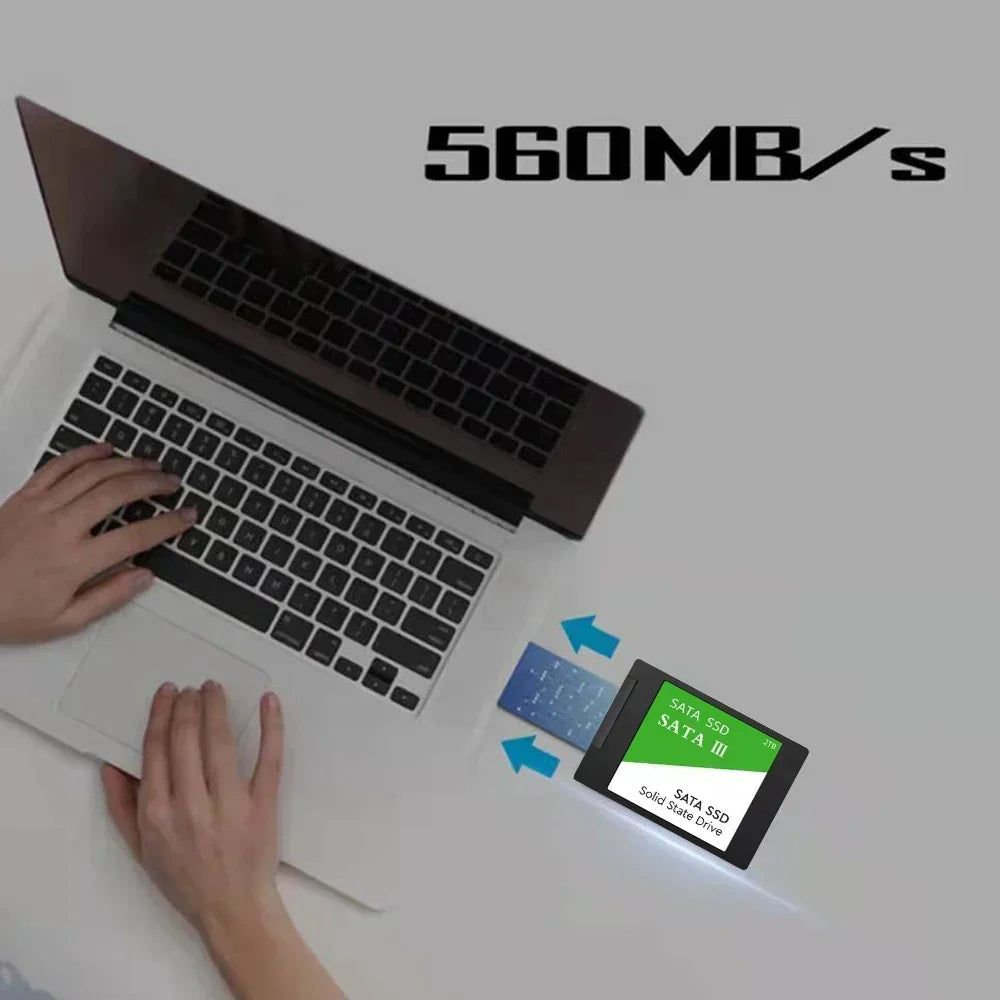 High-Speed SSD Sata 1TB 2TB Hard Drive Disk Sata3 2.5 Inch 4TB TLC 500MB/S Internal Solid State Drives For Laptop And Desktop