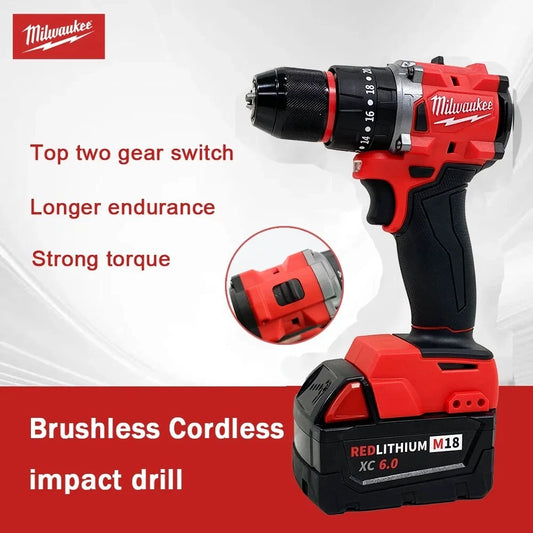 Milwaukee 18V Brushless Cordless Impact Drill – 150N·m Torque | Body Only